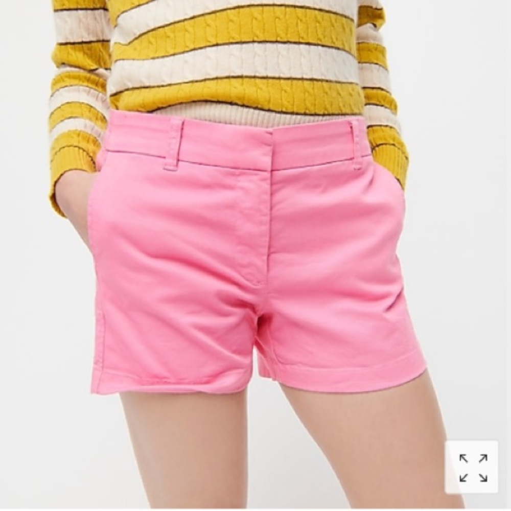 Jcrew chino pink shorts size: 2